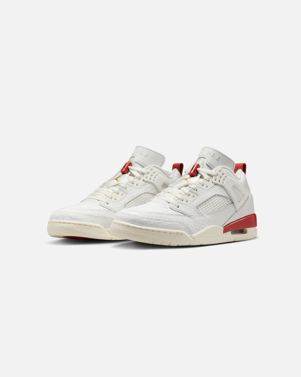 Jordan Spizike Low "El Vuelo" Summit White/Metallic Gold-Dragon Red