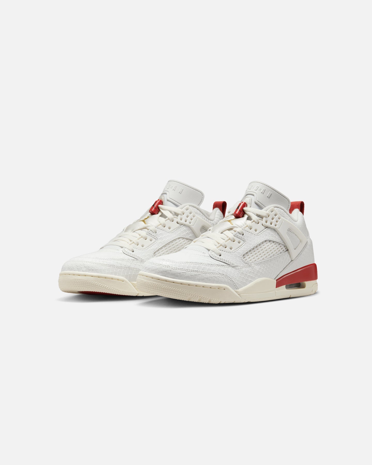 Jordan Spizike Low "El Vuelo" Summit White/Metallic Gold-Dragon Red