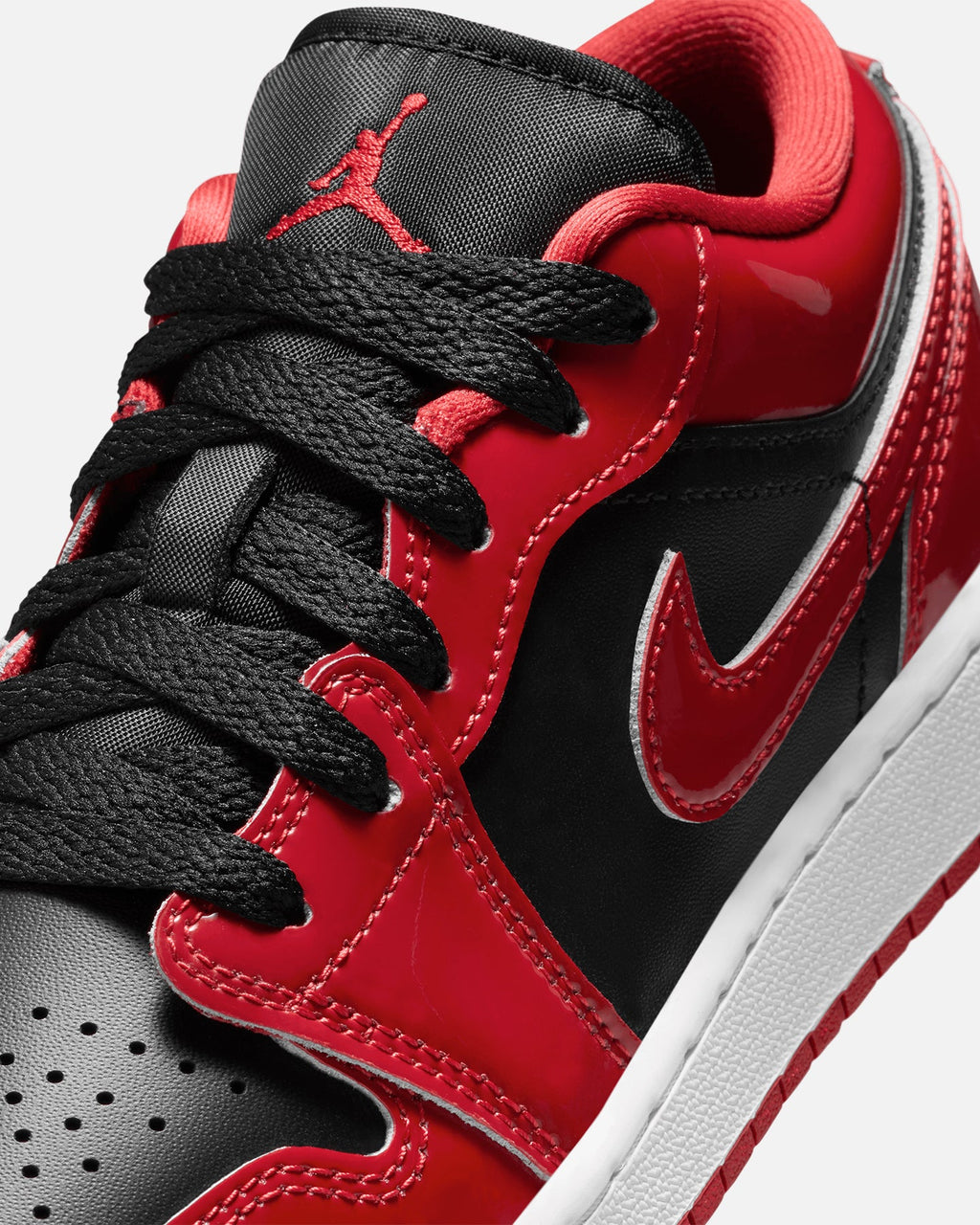 Jordan Kids' Air Jordan 1 Low SE (GS) Black/Varsity Red