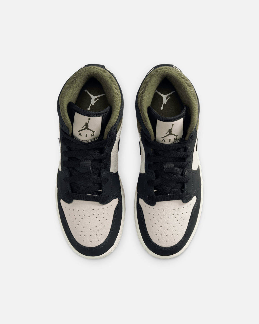 Jordan Kids' Air Jordan 1 Mid (GS) Lt Orewood Brown