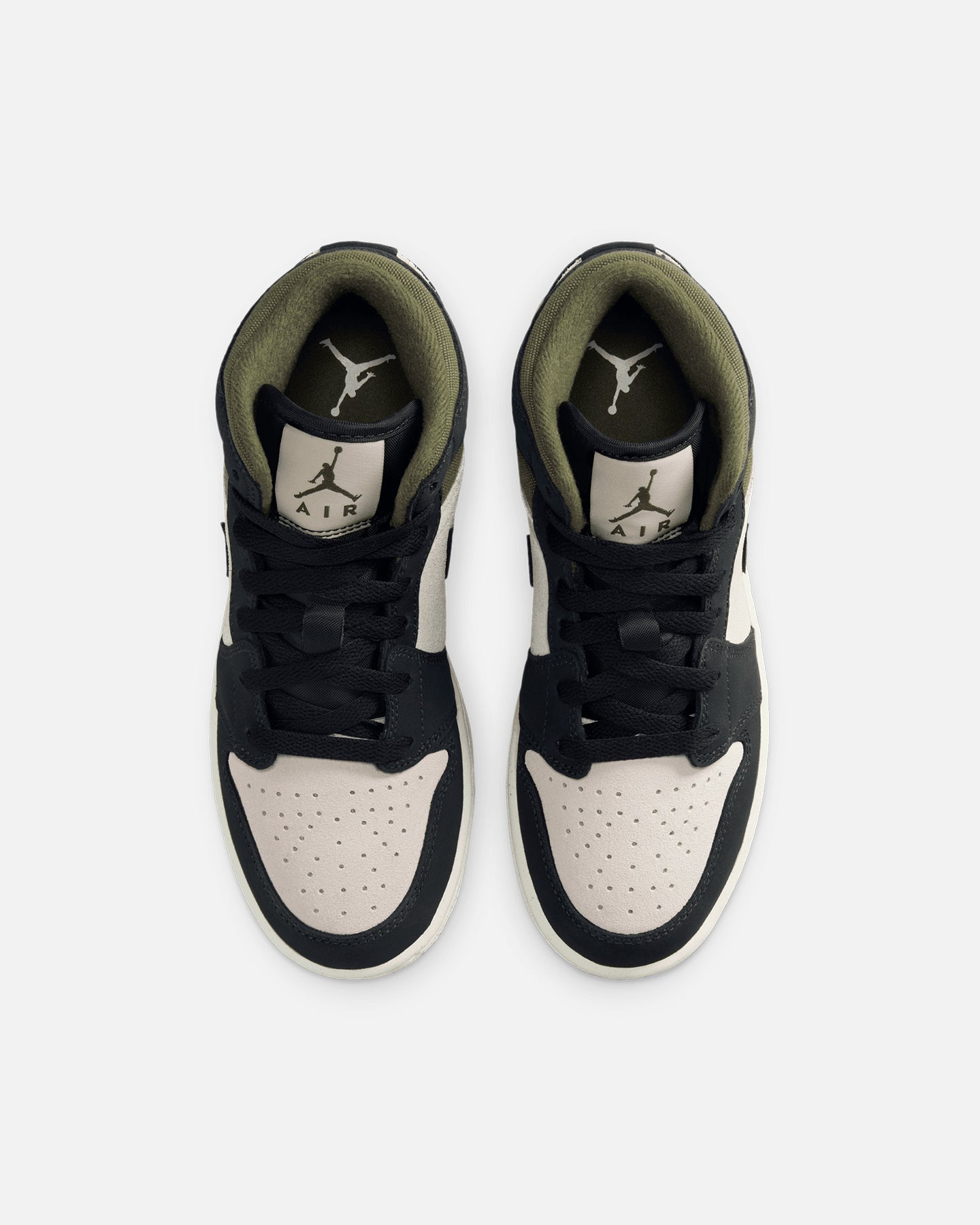 Jordan Kids' Air Jordan 1 Mid (GS) Lt Orewood Brown