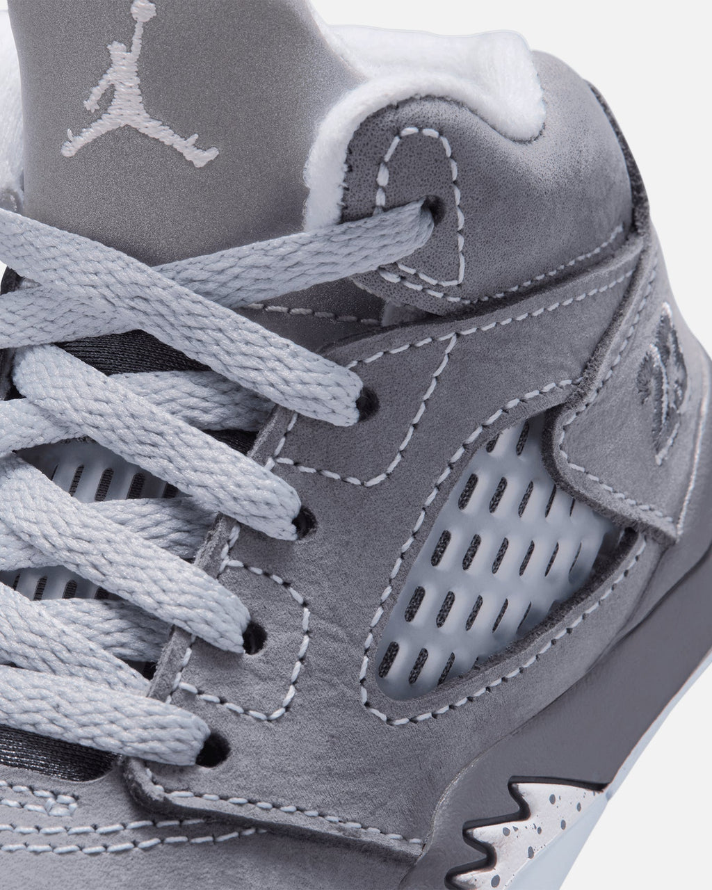 Jordan Kids' Air Jordan 5 Retro "Wolf Grey" (TD) Graphite