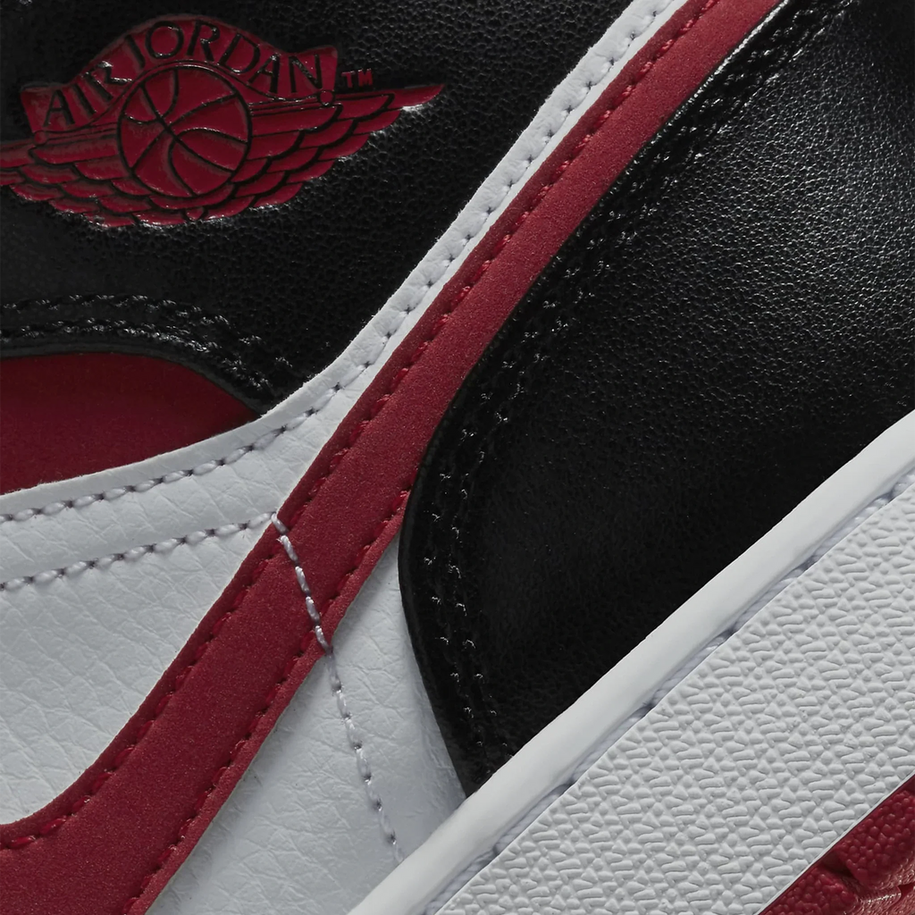 Air Jordan 1 Mid Gym Red Black White (GS)
