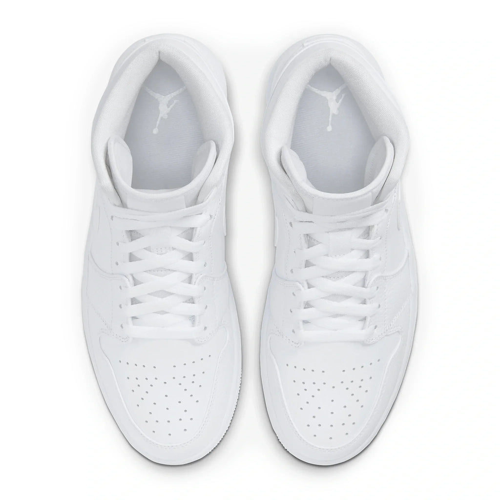 Air Jordan 1 Mid Triple White