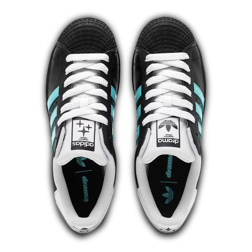 Drama Call x Adidas Superstar II Black Metrolink Blue