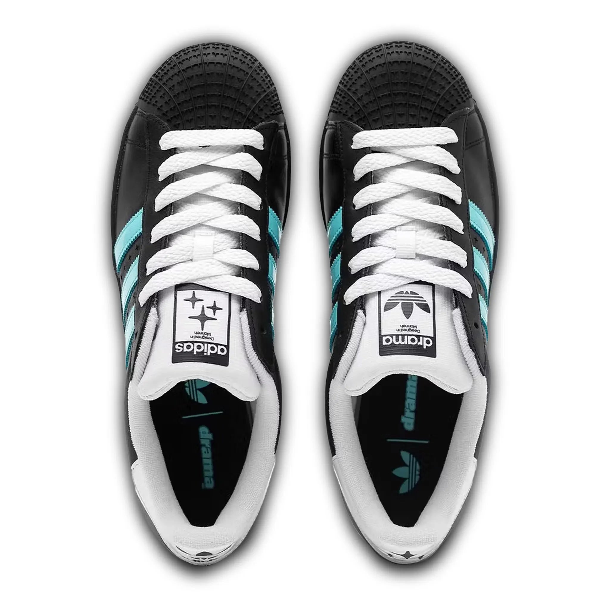Drama Call x Adidas Superstar II Black Metrolink Blue