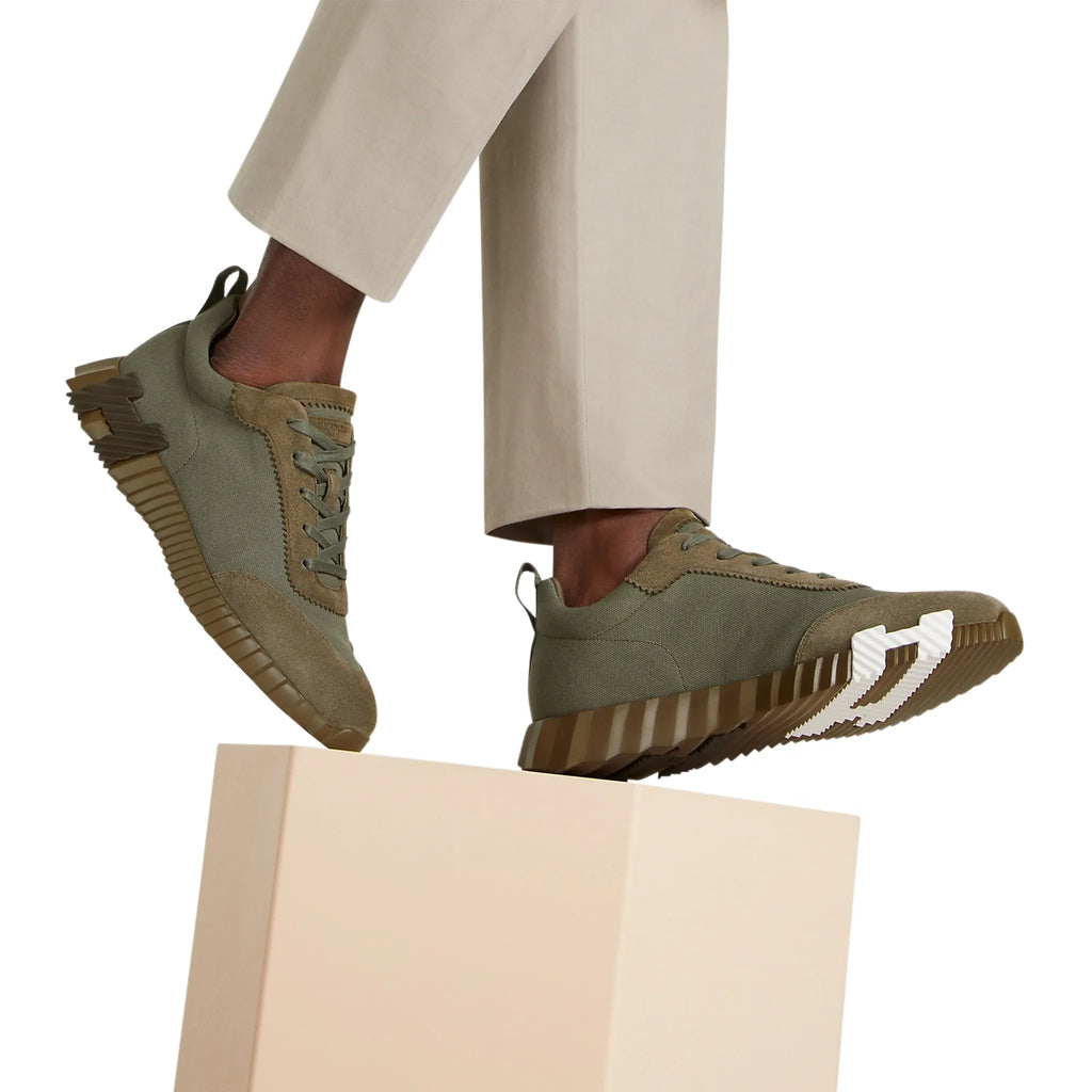 Hermès Paris Bouncing Sneaker Green Toundra
