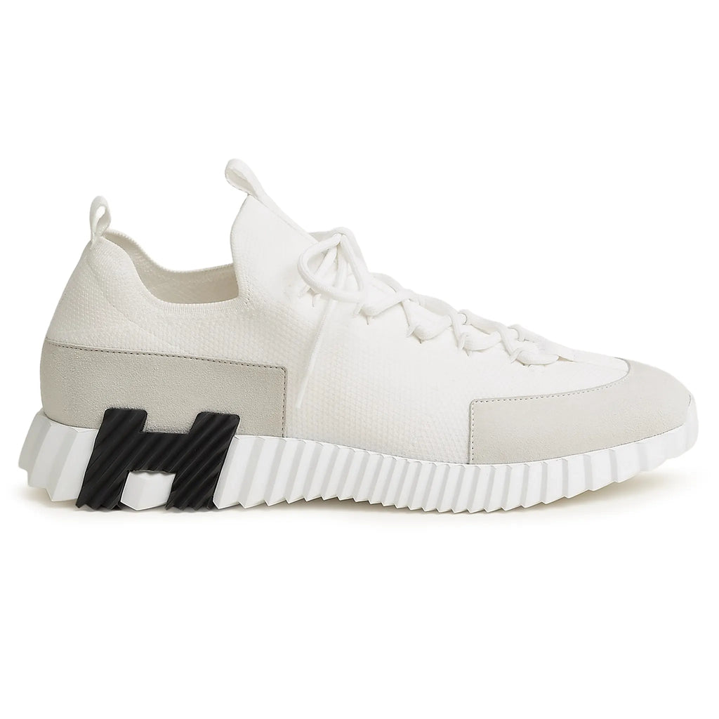 Hermès Paris Lift Slip-On White Sneaker