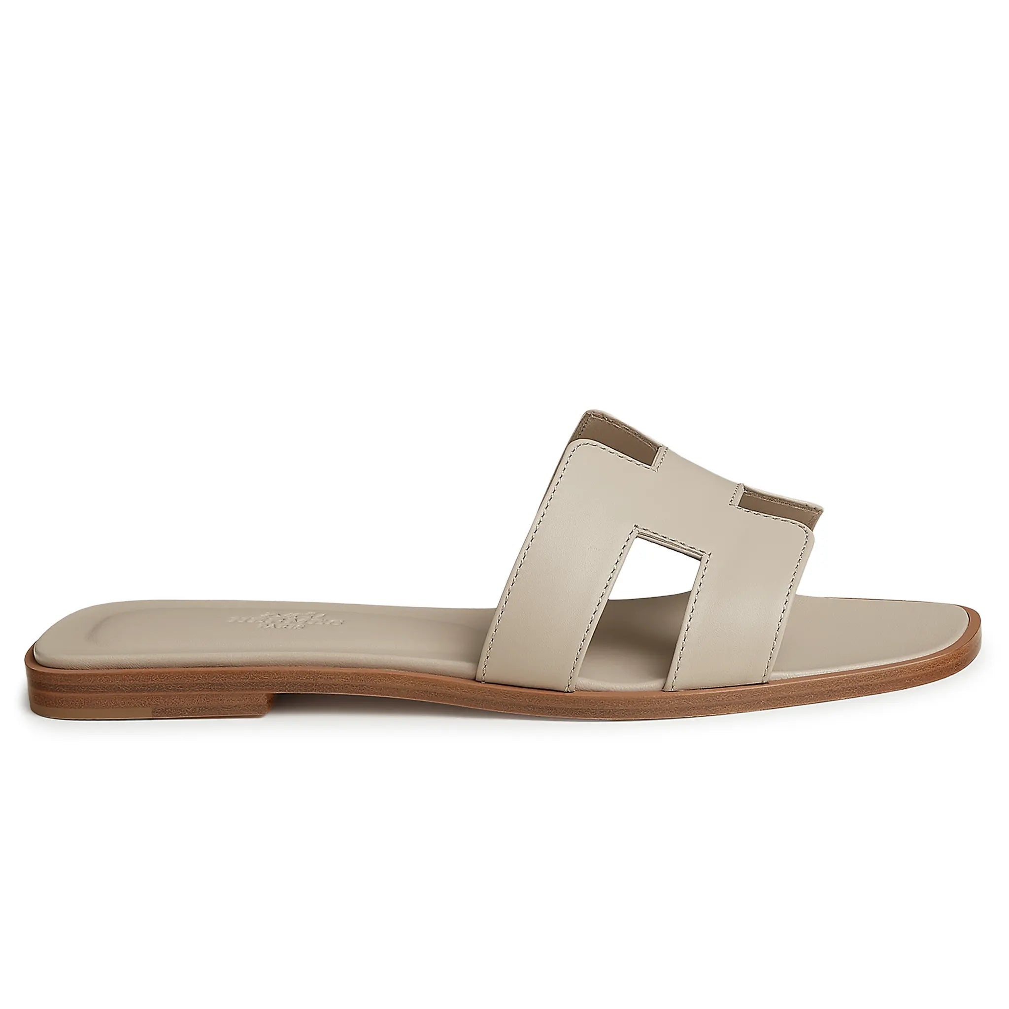 Hermes Paris Oran Beige Nomade Sandal