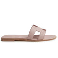 Hermes Paris Oran Rose Porcelaine Sandal