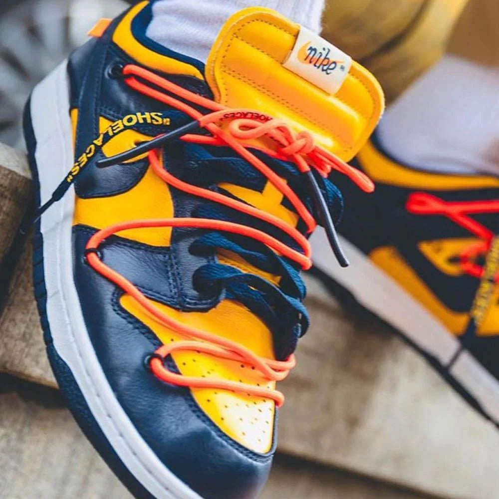 Nike x Off-White Dunk Low 'University Gold'