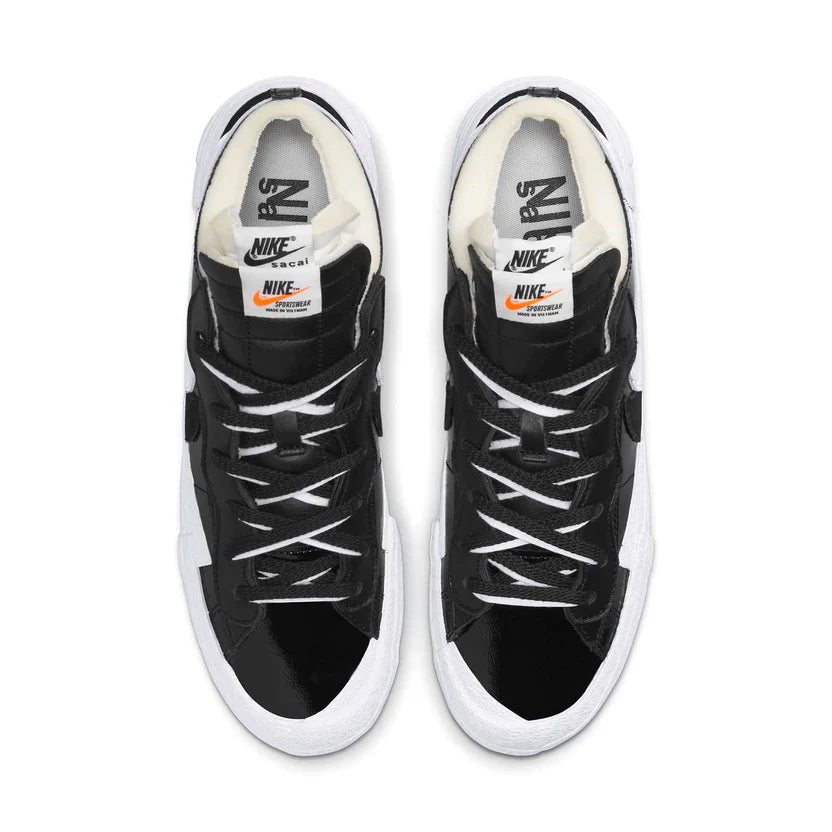 Nike x Sacai Blazer Low 'Black Patent Leather'