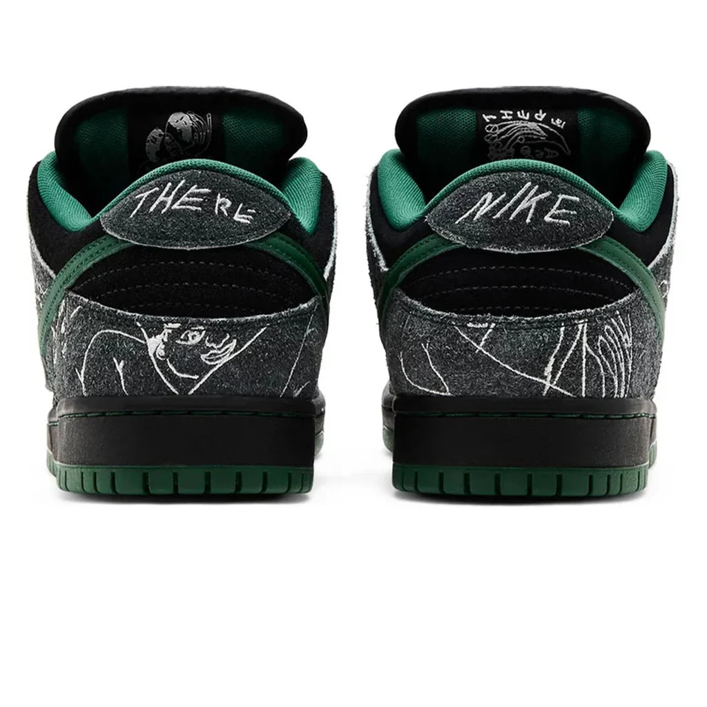 Nike SB x There Skateboards Dunk Low 'Anthracite Gorge Green'